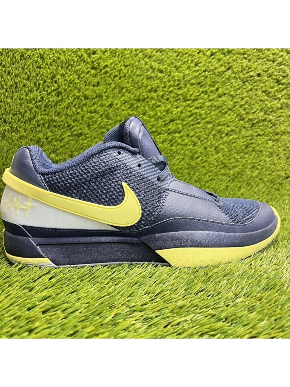 Nike Ja 1 Murray State Mens Size 12 Blue Yellow White Basketball Shoes Sneakers